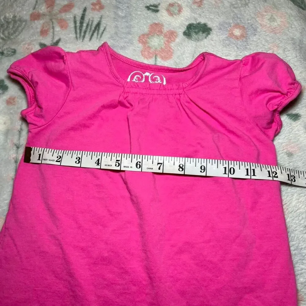 The Childrens Place Pink Babydoll Top 4T Retro Y2K 2000s Kidcore Coquette Ballet